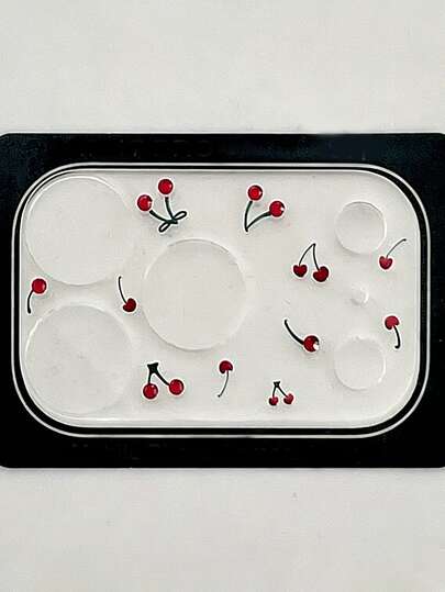 DIY Sticker Lens Protector Jelly Cherry Bow Stickers Cute Sweet Decorative Stickers Clear Camera Protector Compatible With IPhone 17 Pro Max 17 Pro 16 15 14 13 Pro Max Scratch Lens Camera Protector