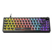 Drakar Rainbow Mechanical Keyboard, 65% Brown Switches, Black Color. - 查看 3