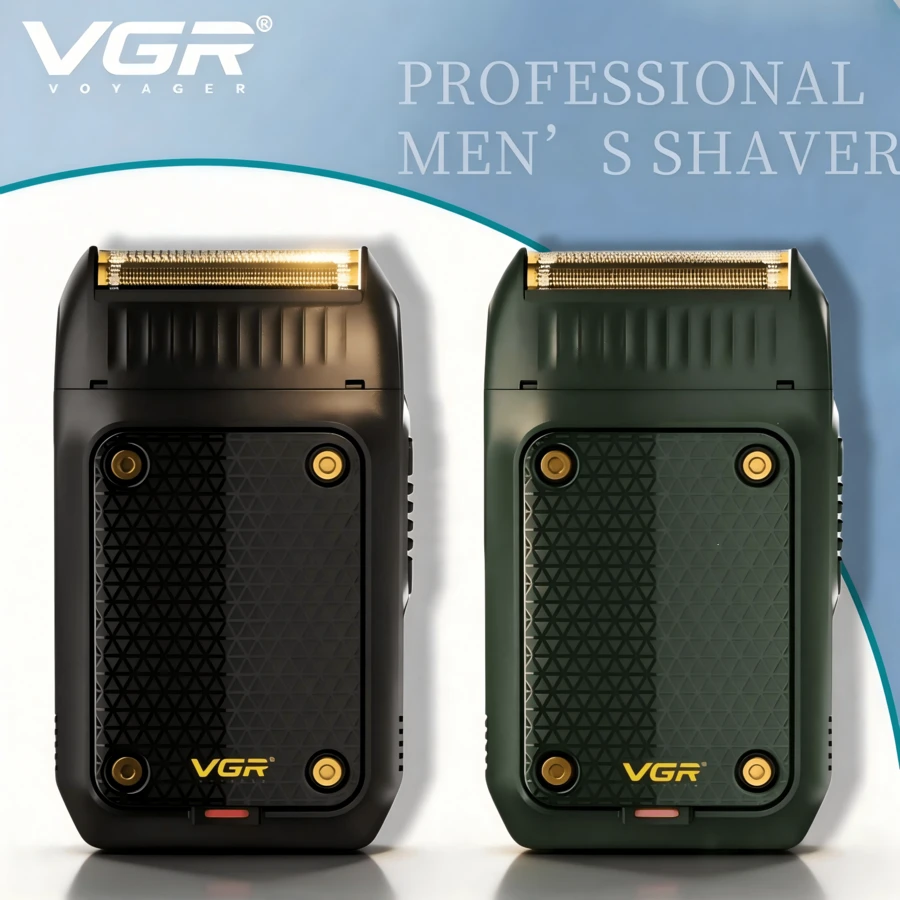 VGR Shaver Electric Razor Men Mini Travel Men's Shaver Rechargeable Shaving Machine V-353 - Multicolor - View 1
