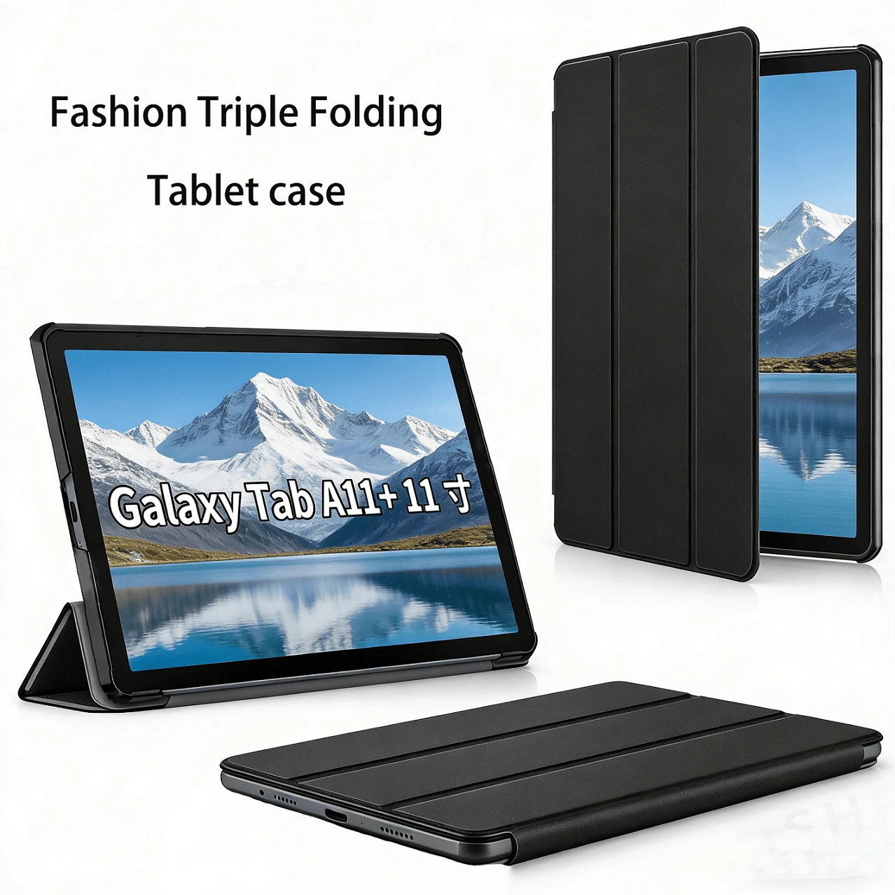 适用于三星 Galaxy Tab 平板电脑的保护套，兼容三星 Galaxy Tab S10lite，防摔，超薄/智能支架/自动唤醒，三折设计，全方位保护；兼容三星 Galaxy Tab A11 平板电脑保护套，兼容三星 Galaxy Tab A11 Plus 11 英寸/S11 11 英寸 (2025)/S10 Lite 10.9 英寸/A9/A8/A7 Lite/A9PULS、A16；兼容 iPad 第 11 代平板电脑保护套，兼容 iPad Air 11 英寸（2026 款）、第 9 代 10.2 英寸、第 10 代保护壳