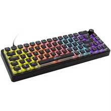 Drakar Rainbow Mechanical Keyboard, 65% Brown Switches, Black Color. - 查看 2