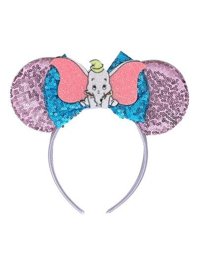Festive Sparkling Sequin Dumbo Ears Headbands, Cute Cartoon Mouse Ears Sequin Bow Ear Decor Hairband, Party Essential Hairband For Theme Park Trips, Costume Play, Student Party, Masquerade, Cosplay And Celebrations, Perfect All-Occasion Gift Accessory For Birthdays, Christmas, Holidays And Daily Fashion, Unisex Comfortable Fit Suitable For Men