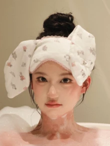 Mặt nạ ngủ tai thỏ, băng đô kiểu hoạt hình dễ thương dùng để rửa mặt, giảm mệt mỏi, giúp ngủ ngon giấc. - Mặt nạ mắt hình thỏ - Xem 3