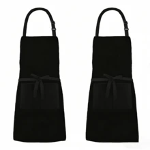 1 chiếc tạp dề điều chỉnh được, có dây buộc dài, 2 túi, tạp dề đầu bếp chống thấm nước. - Nhiều màu - Xem 1