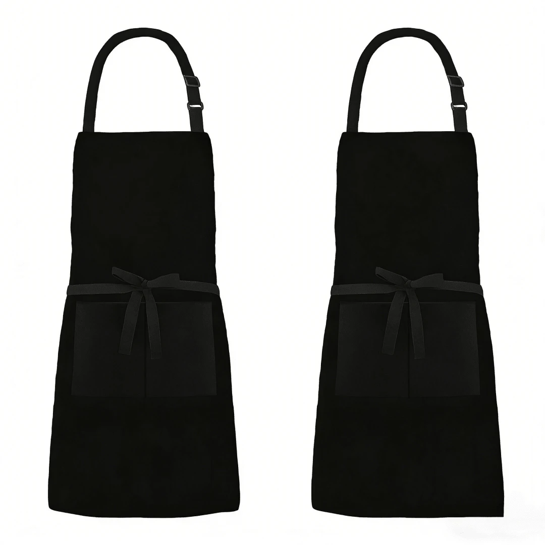 1 chiếc tạp dề điều chỉnh được, có dây buộc dài, 2 túi, tạp dề đầu bếp chống thấm nước. - Nhiều màu - Xem 1
