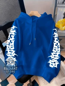 Comfortable Basic Sweatshirt For Everyday Wear. Gothic Design Print. Skull Art. Streetwear. Urban Culture. Street Fashion. Street. Graffiti. Skater. Unisex. Men's/Women's. Sweatshirt. 50% Cotton 50% Polyester. Top Premium Streetwear. New Release. Immediate Shipping. Various Colors!! - 寶藍色 - 查看 2