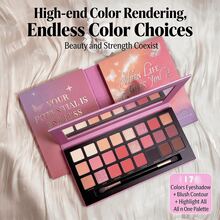 KEVIN&COCO Bảng phấn mắt 117 sắc tím, Essential Cosmetics - 117 nàng tiên tím - Xem 2