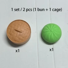 1 món đồ chơi giảm căng thẳng hình bánh bao hấp thực tế 10cm, quà tặng hài hước kèm nồi hấp, đồ chơi bóp đàn hồi chậm, quà tặng sáng tạo, đồ chơi chơi khăm, đồ trang trí, đồ chơi giảm căng thẳng (Có thể có sự khác biệt nhỏ về màu sắc do chụp ảnh, vui lòng cân nhắc nếu bạn quan tâm) - Nhiều màu - Xem 12