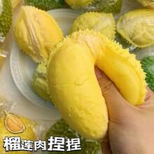 减压玩具，创意逼真半榴莲挤压玩具，不易碎软胶水果挤压玩具，慢回弹减压球，办公室/书房减压玩具，小礼物 - 彩色 - 查看 1