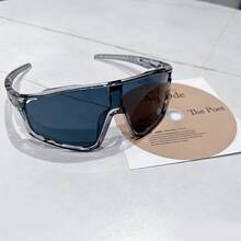 Fashionable Oversized Outdoor Cycling Glasses, Hiking Sports Glasses, Suitable For Running, Travel, Cycling, Mountaineering - Multicolor - View 4