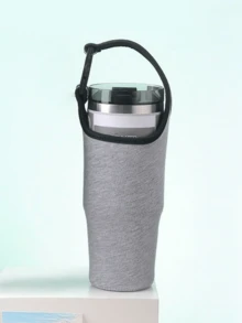 1 pièce Manchon isotherme pour gobelet 30oz/40oz, avec sangle d'épaule réglable, matériau étanche, s'adapte aux porte-gobelets de voiture, isotherme pour la maison, le camping, les courses, l'école, la randonnée - Multicolore - Voir 13