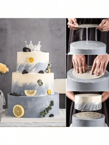 1 pezzo Alzata per torta a più piani, Pratico supporto per esporre la torta, Alzata rotonda per dolci, Adatto per matrimoni, compleanni, festa della mamma, lauree - Utensili e accessori da cucina per uso domestico, Materiale plastico - Multicolore - Visualizzare 7