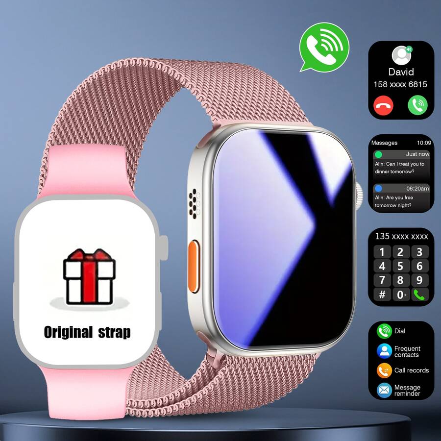 Smart Watch, Calorie, Call Reminder, Alarm, Message Reminder, Weather, Photo, Sedentary Reminder Smart Bracelet Compatible With Android IOS - Multicolor - View 1