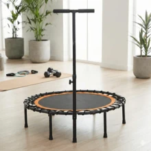 Black And Orange XTP006 Fitness Trampoline For Home Gym - Black - View 2