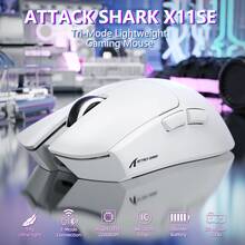 ATTACK SHARK X11SE 超轻无线游戏鼠标，三模式 BT5.2/2.4G/有线，PAW3311 芯片，22K DPI，5 个按键 – 圣诞礼物，适合儿童和女孩，2026 新年特别版 - 查看 1