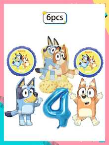 Bộ bóng bay trang trí tiệc Bluey Series, trang trí tiệc cưới, kỷ niệm, sinh nhật, lễ hội, số 1-9 + Chúc mừng sinh nhật, đám cưới, cảnh sinh nhật, bộ bóng bay trang trí đám cưới, bộ bóng bay hình chó xanh, bộ bóng bay đồ chơi, bộ bóng bay trang trí - 2 cái (màu ngẫu nhiên) - Xem 21