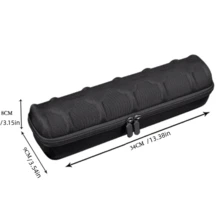 5-Slot Watch Storage Box, Unisex Hard Shell Watch Organizer Case With Soft Cushions And Handle, Portable Watch Storage Bag - Multicolor - View 13