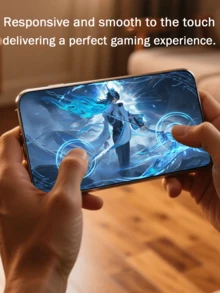 3pcs Phone Tempered Glass Screen Protector, Anti-Scratch, Anti-Fingerprint, High Definition Nano Coating, 2.5D Curved Edge, Smooth Touch, Phone Accessories Suitable For - Clear - View 9