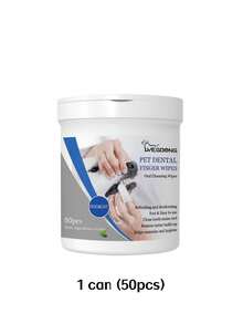 Yegbong宠物牙齿和手指湿巾 - 消除口臭、去除牙垢、美白牙齿。狗狗口腔护理指套 - 查看 8