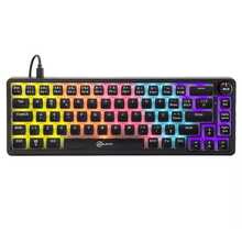 Drakar Rainbow Mechanical Keyboard, 65% Brown Switches, Black Color. - 查看 1