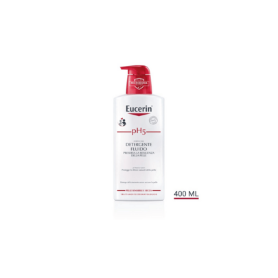 Eucerin pH5 Detergente Fluido Viso e Corpo Pelle Sensibile 400 ml