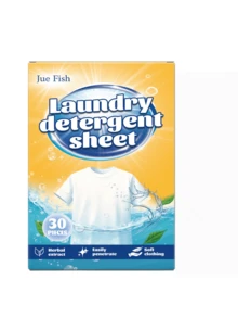 Jue Fish Clothing Cleaning & Softening Sheets, Convenient Home Use, Gentle Cleaning Of Clothing Stains And Dirt, Fresh Fragrance, Softening, Convenient Clothing Care Laundry Sheets - 固體 - 查看 10