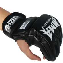 GINGPAI Half Finger MMA Gloves, Professional Boxing Gloves For Kickboxing, Muay Thai, Training For Men And Women - Multicolor - View 5