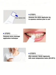 10pcs Teeth Cleaning Wet Wipes, One-Time Tooth Stain Removal Wipes, Portable Tooth Stain Cleaner, Deep Cleaning For Adults & Students, Easy To Use - Multicolor - View 4