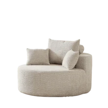 Sofas & Couches - Khaki + Chenille + 1 Seat-1 - View 4