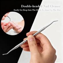 Nail Professional Muti Function Cuticle Pusher Remover Nail Care Manicure Tools Kits, Stainless Steel Pedicure Tool Set Professional Foot Care Exfoliator For Smooth Light Beige, Portable Travel Case Included - Multicolor - View 5