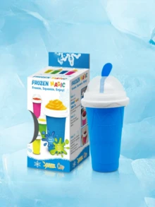 8个装冰沙杯，挤压式冰沙杯，碎冰杯，冰沙杯，夏日奶昔杯，家用冰沙杯 - 彩色 - 查看 4