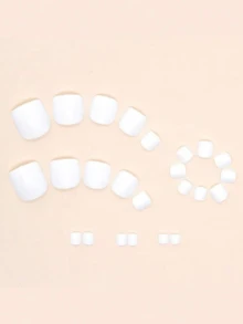 Bộ 60 miếng dán móng tay ngắn/dài, bộ dán móng tay gel mềm màu trắng kiểu Pháp, phù hợp cho mọi phụ nữ và bé gái, thiết kế móng tay kiểu Pháp, thích hợp để dán hàng ngày, 15 kích cỡ, phù hợp cho phụ nữ. - trắng - Xem 9