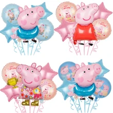 Large Letter Foil Balloons & Star Balloons Set, Suitable For Birthday Party Decorations - As Shown In the Figure - View 3