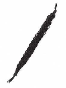 This Braided Wig Features A Hook And Loop Design To Prevent Slippage And Comes With A Magnetic Clip For Easy And Quick On And Off. - Multicolor - View 11