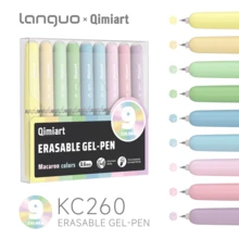 1 pezzo Penne gel colorate di alta qualità cancellabili, penne per disegno e pianificazione per studenti d'arte, 9 colori/45 colori, inchiostro a base d'acqua, pennarelli per pianificatore fai-da-te e pittura, penne colorate a grande capacità, evidenziatori - Penne gel cancellabili colorate - Visualizzare 16