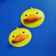 2 件装硅胶锅盖托架兼勺托 | 可爱鸭嘴造型 | 防滑耐热垫 | 适用于煎锅、汤锅和电磁炉 | 厨房必备 - 查看 4