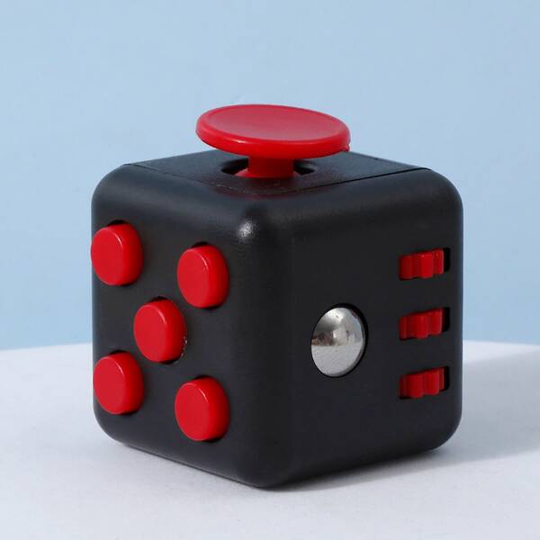 1 pieza Cubo Fidget Infinito Cuadrado de 3.3cm, Dado Portátil para Alivio del Estrés. Suave & Duradero, Volteo & Rotación Flexible. Tamaño de Bolsillo para Oficina, Desplazamiento & Ocio. Construcción Sólida para Relajación Diaria de Adultos.