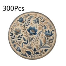 1/2/4/6/8/300 Pieces Round Vintage Premium Placemats – Elegant Table Mats Woven From 100% Polyester Fiber, Measuring 14.1714.17in/3636cm, Suitable For Kitchen, Dining Table And Birthday Party Decorations, Washable By Hand, Dry Cleaning Or Machine, Heat Resistant, Non-Slip And Easy To Clean. - Multicolor - View 12