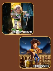 POP MART Disney Pixar Toy Story Nightmare Before Christmas Series Collectible Figurines, Halloween Theme Mystery Box Vinyl Toys, High-Quality PVC ABS Material 2.76-4.72 Inch Desktop Decor, Exquisite Painted Anime Character Statues With Mysterious Night Design, Perfect Surprise Gift For Disney Pixar Fans, Toy Story Enthusiasts, Animation Lovers And Collectible Doll Fans, Suitable For Home Office Desk Decoration, Holiday Seasonal Decor, Birthday Gifts - Multicolor - View 5