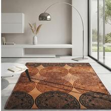 Casa Laura Enxovais Soft Flannel Rug In Modern Prints 2.00 X 1.50 - Various Colors - 花色米色煙草 - 查看 2
