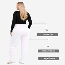 Plus Size Thick Fleece Sweatpants – Comfort And Style For Winter - Off-white - View 3