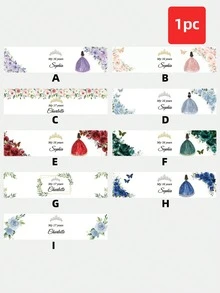 1-30 pièces Étiquettes personnalisées pour bouteilles d'eau , Autocollants d'emballage personnalisés avec texte personnalisable - Captez le moment du passage à 16 ans. Disponibles dans une variété de styles, ces étiquettes sont parfaites pour orner les bouteilles d'eau dans la zone des boissons des fêtes de passage à l'âge adulte. - Multicolore - Voir 23