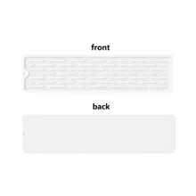 1 Khay hứng nước bằng silicon có cạnh hẹp, mềm mại và bền. Có thể đặt trực tiếp rau củ, trái cây lên đó để ráo nước. Miếng lót bồn rửa nhà bếp, miếng lót chống trượt cho thớt, miếng lót cách nhiệt, miếng lót chén đĩa. - A - Xem 15
