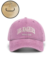 可调节洛杉矶刺绣棒球帽 - 男女通用，轻便时尚遮阳帽 - 彩色 - 查看 9