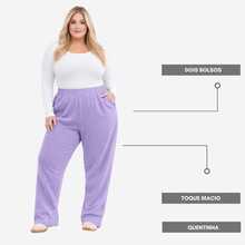 Plus Size Thick Fleece Sweatpants – Comfort And Style For Winter - Lilac Purple - View 5