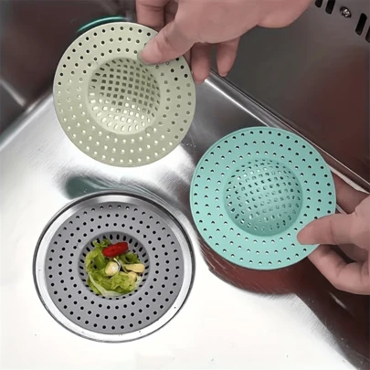 1/3pcs Kitchen Sink Bathroom Drain Filter, Floor Drain Filter, Toilet Clog And Pest Prevention Cover, Kitchen Sink Strainer