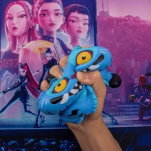1pc Netflix Official K-Pop Demon Slayer Soft Squishy Stress Relief Toy, Adult Fan Backpack Decor Party Gift - FB-cR2232 - View 7