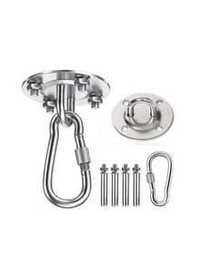 5 món phụ kiện treo bằng thép không gỉ dùng ngoài trời để câu cá, tập yoga trên không, và tập thể dục với bao cát. - A - Xem 2
