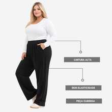 Plus Size Thick Fleece Sweatpants – Comfort And Style For Winter - Black - View 5