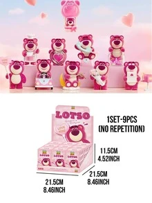 POP MART 迪士尼皮克斯 Lotso 奇妙邂逅系列盲盒收藏品,9 款常规款 + 1 款隐藏款,浪漫情人节主题,高品质毛绒材质,甜美草莓香味,精致的粉色小熊造型,完美的桌面摆件收藏礼品,适合 POP MART 收藏家、玩具总动员粉丝、盲盒爱好者和可爱玩具爱好者,是情人节、周年纪念日、生日和收藏礼品的理想之选。 - 彩色 - 查看 12